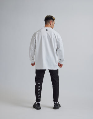 CRONOS FLEECE LONGSLEEVE [WHITE]