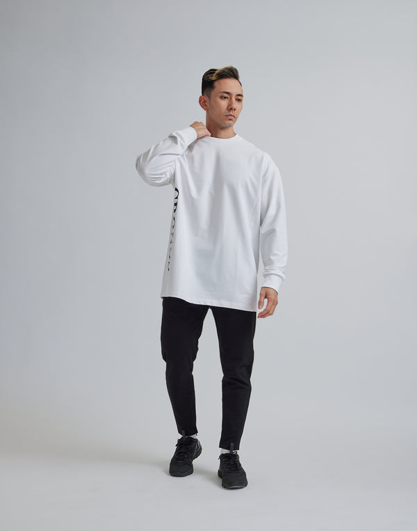 CRONOS FLEECE LONGSLEEVE [WHITE]