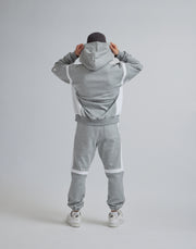 CRONOS LINE ZIP HOODIE【GRAY】