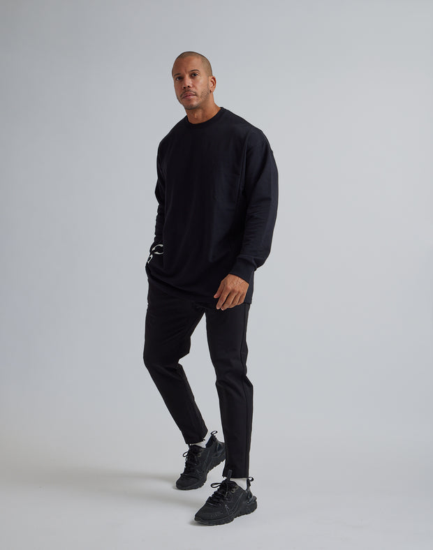 CRONOS FLEECE LONGSLEEVE【BLACK】