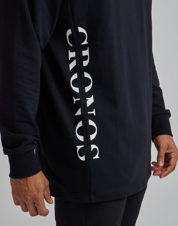 CRONOS FLEECE LONGSLEEVE【BLACK】