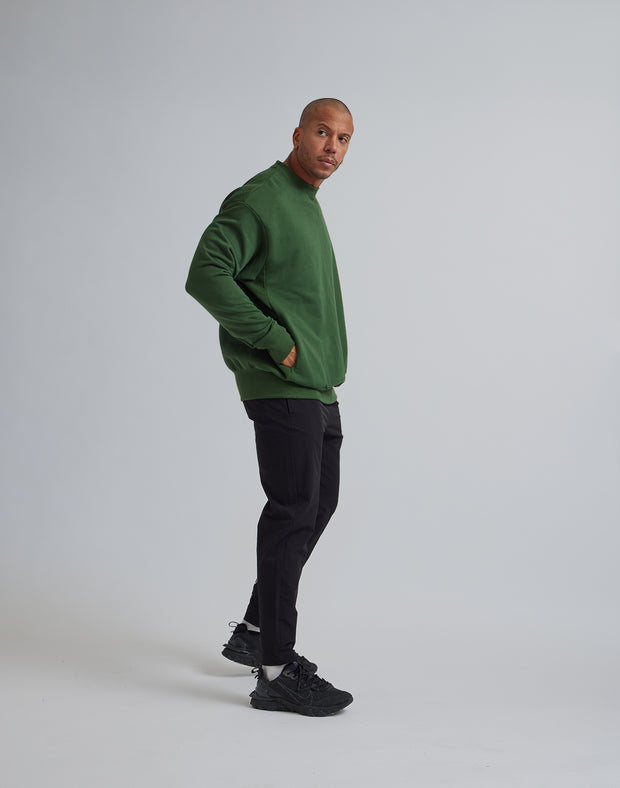 CRONOS BACK LOGO SWEAT TOP【GREEN】