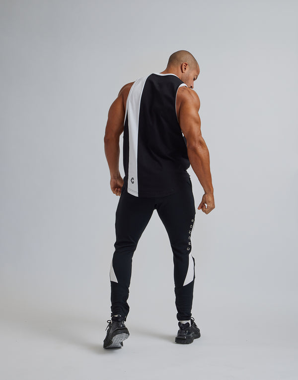 CRONOS VERTICAL LOGO SLEEVELESS【BLACK】
