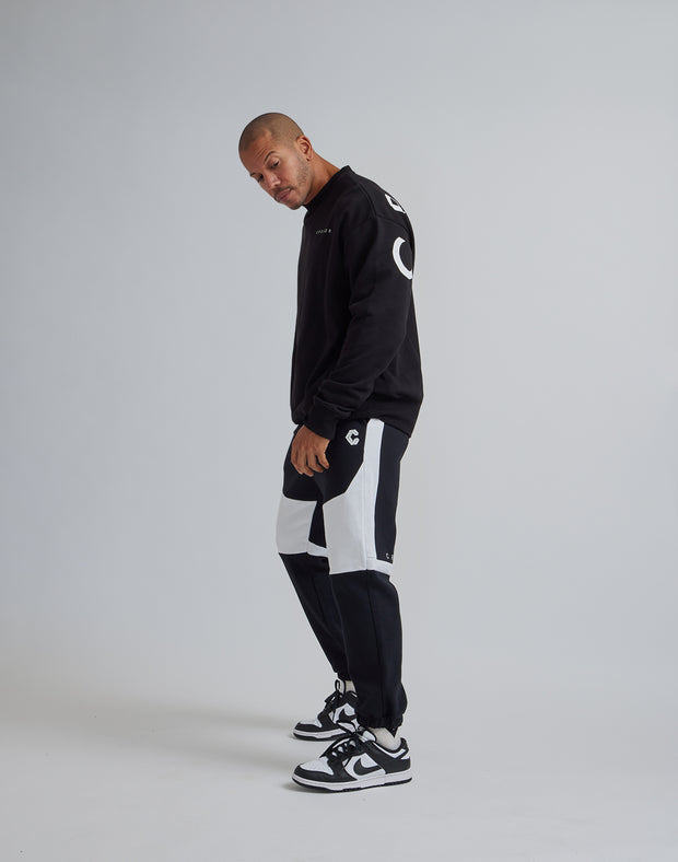 CRONOS BACK LOGO SWEAT TOP【BLACK】
