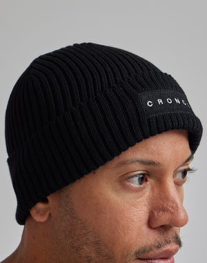 CRONOS RIBBED BEANIE【T.GRAY】