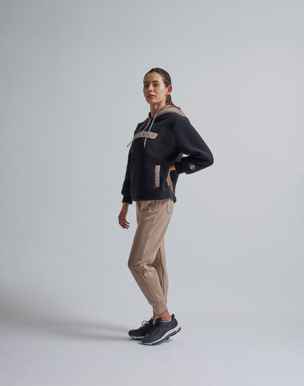 CRONOS WOMEN MOUTON HOODIE