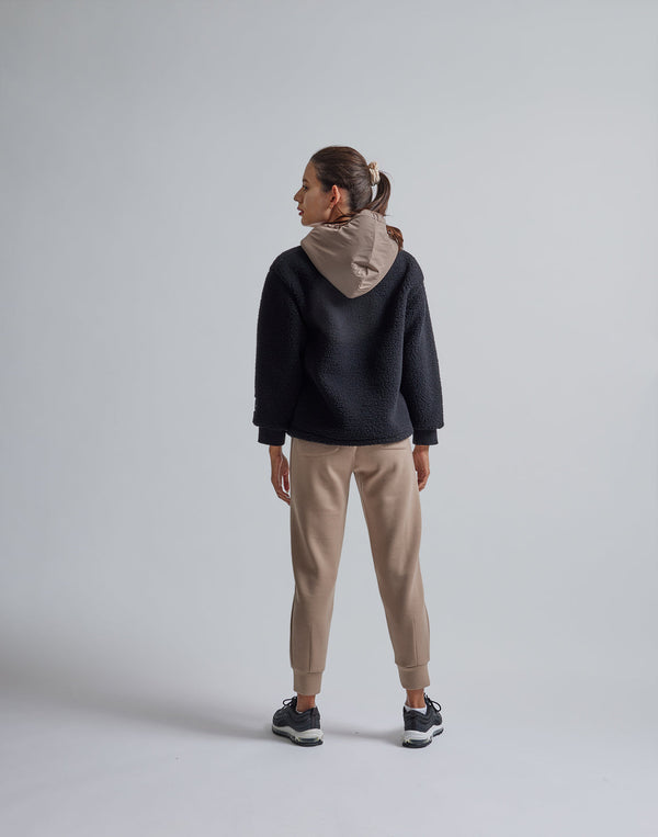 CRONOS WOMEN MOUTON HOODIE