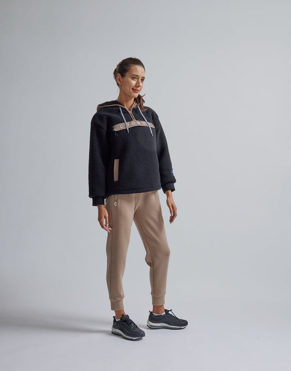 CRONOS WOMEN MOUTON HOODIE