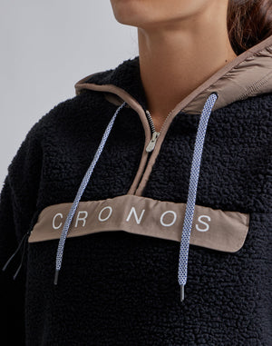CRONOS WOMEN MOUTON HOODIE