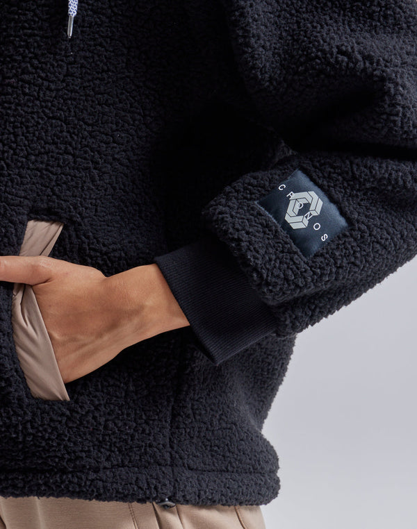 CRONOS WOMEN MOUTON HOODIE