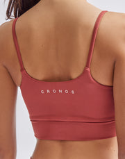 CRONOS WOMEN CROSS LOGO BRA【NAVY】