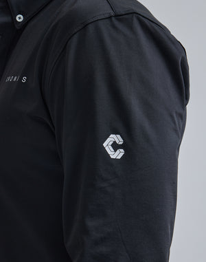 CRONOS BLACK BUTTON DOWN SHIRT
