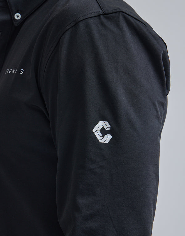 CRONOS BLACK BUTTON DOWN SHIRT