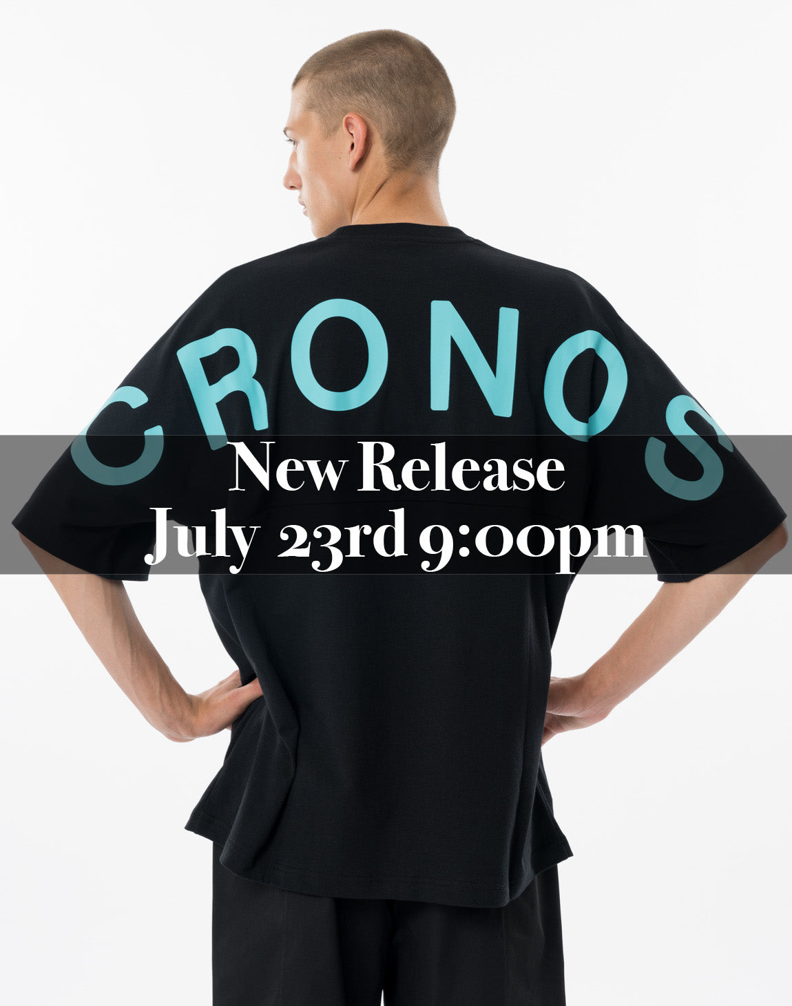 CRONOS OVERSHOULDER TEE【BLACK×BLUE】 – クロノス CRONOS