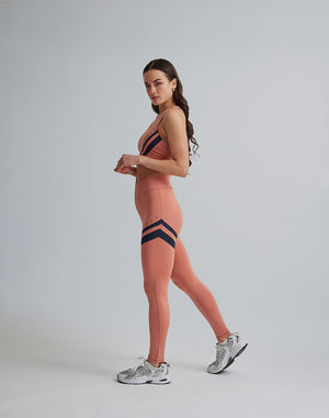 CRONOS WOMEN BY COLOR LEGGINGS【PINK】