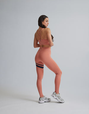 CRONOS WOMEN BY COLOR LEGGINGS【PINK】