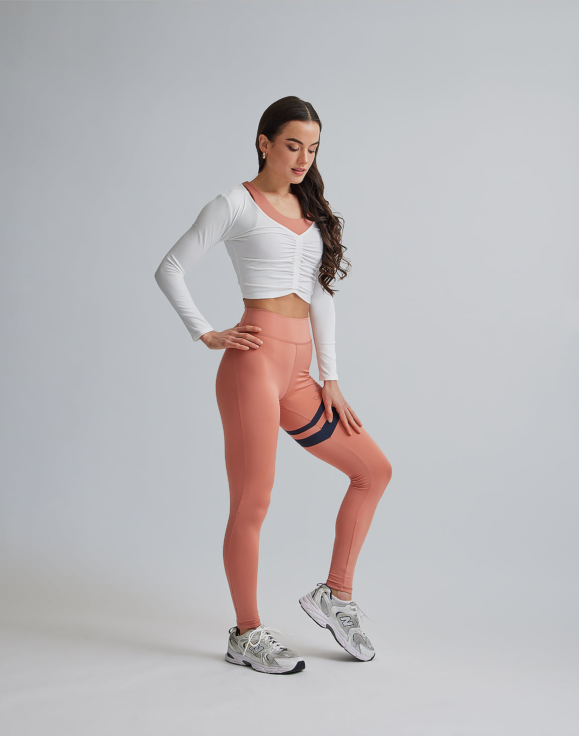 CRONOS WOMEN BY COLOR LEGGINGS【PINK】 – クロノス CRONOS
