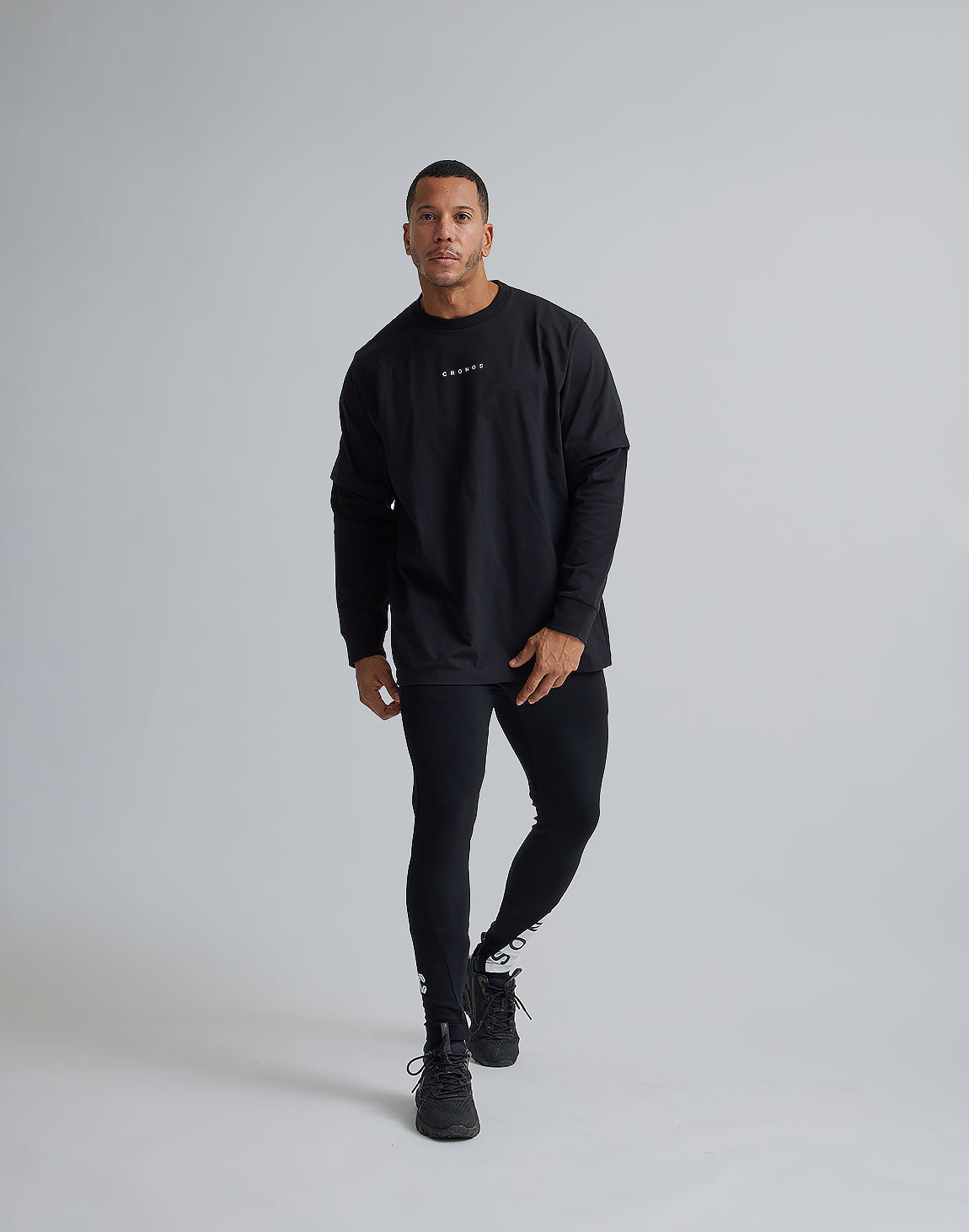 CRONOS EMBOSS LOGO LONGSLEEVE【BLACK】 – クロノス CRONOS Official Store