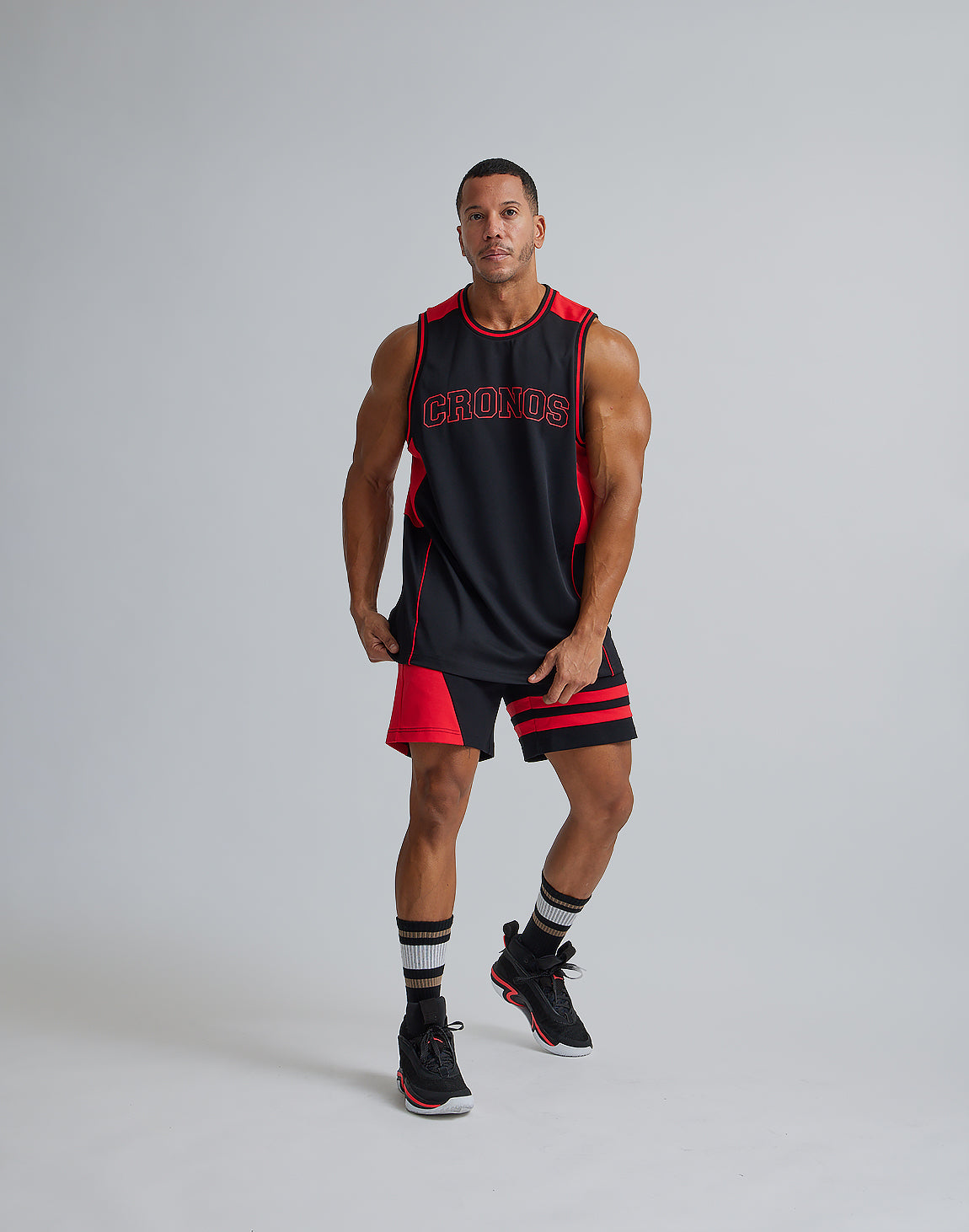 ファッション人気ブランドランキング 2LINE CRONOS TRAINIG CRONOS クロノス – SHORTS【BLACK×RED】 パンツ