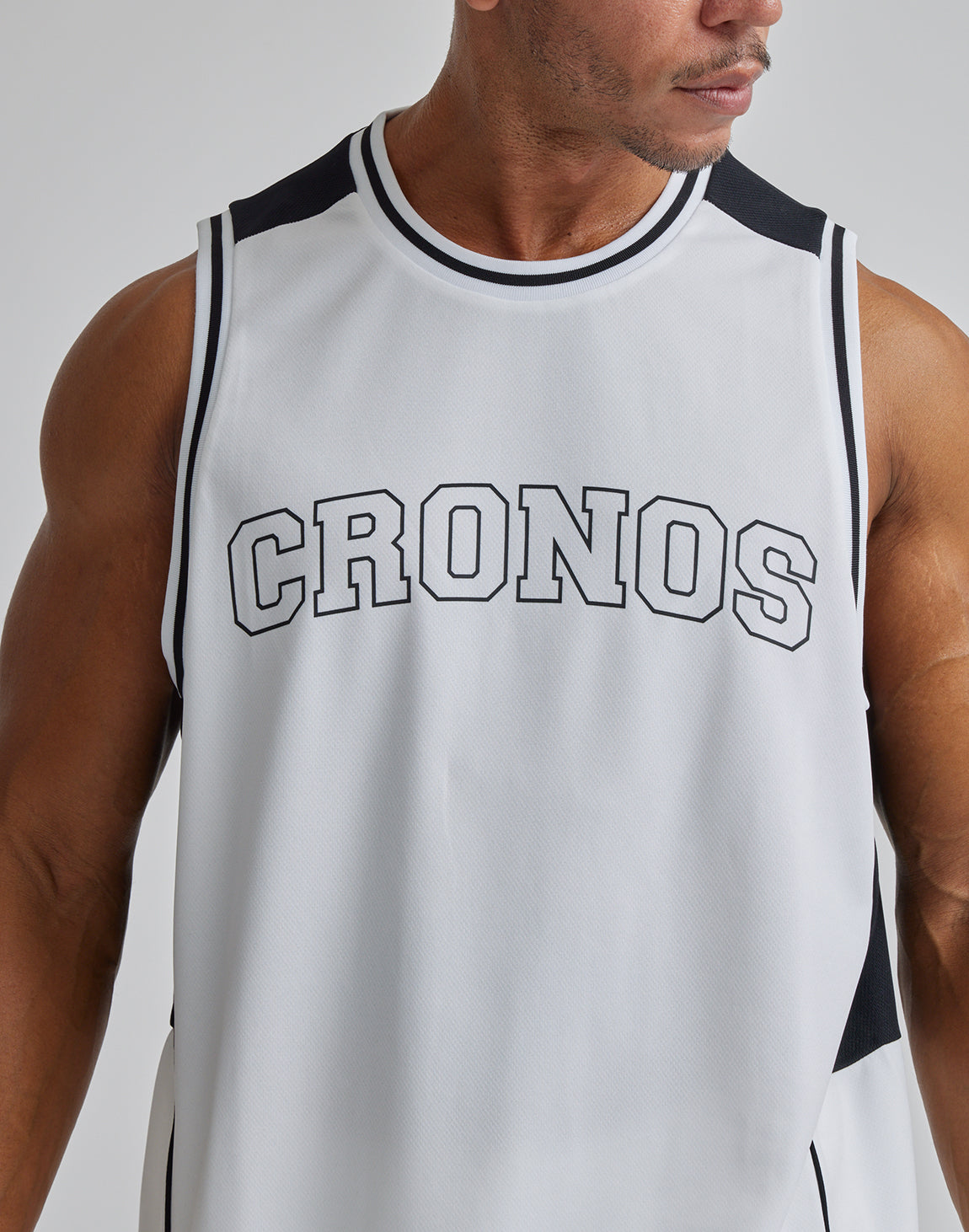 CRONOS BACK MESH TANKTOP【WHITE】 – クロノス CRONOS Official Store