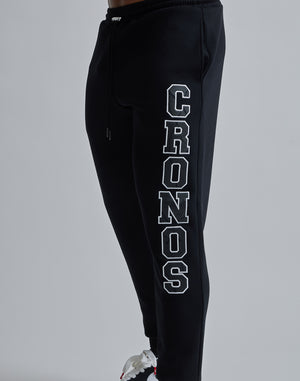 CRONOS STITCH LOGO LONGPANTS [TAUPE]