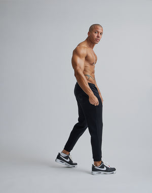 CRONOS STITCH LOGO LONGPANTS [BLACK×YELLOW]