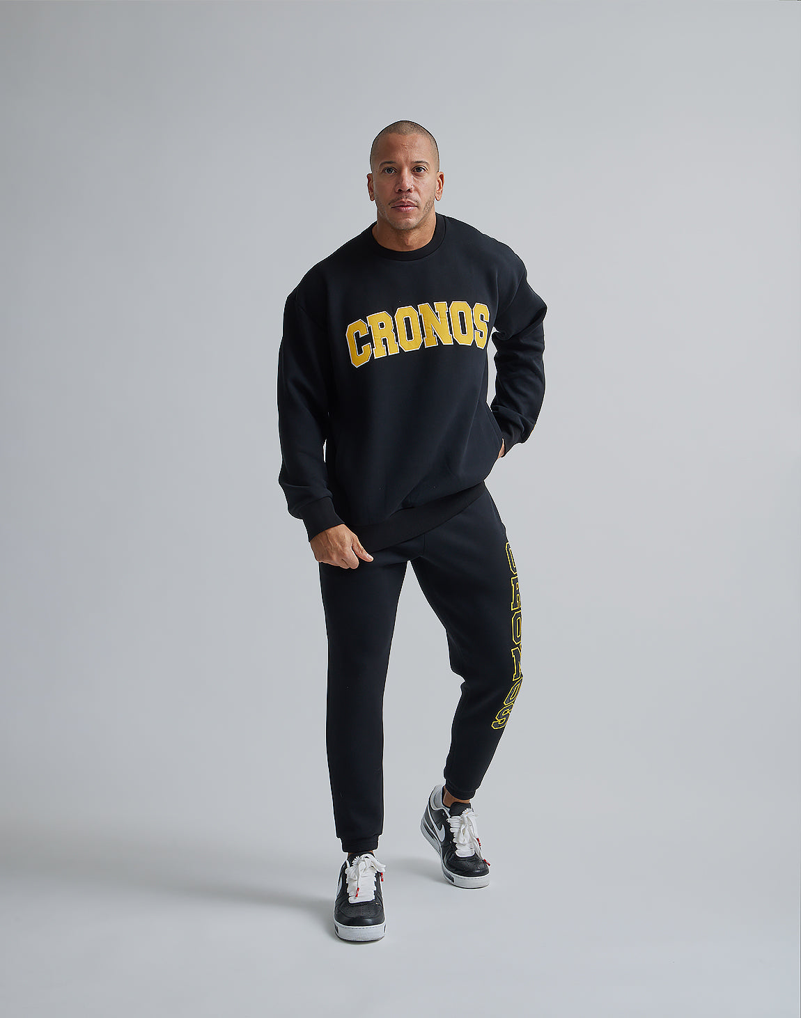 CRONOS STITCH LOGO SWEAT TOP – クロノス CRONOS Official Store