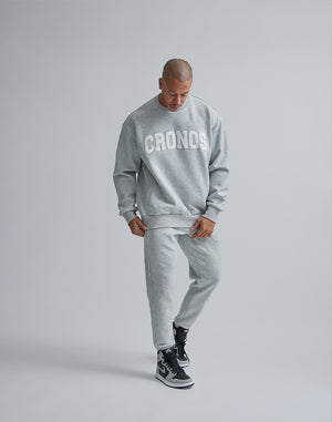 CRONOS STITCH LOGO LONGPANTS [T.GRAY]