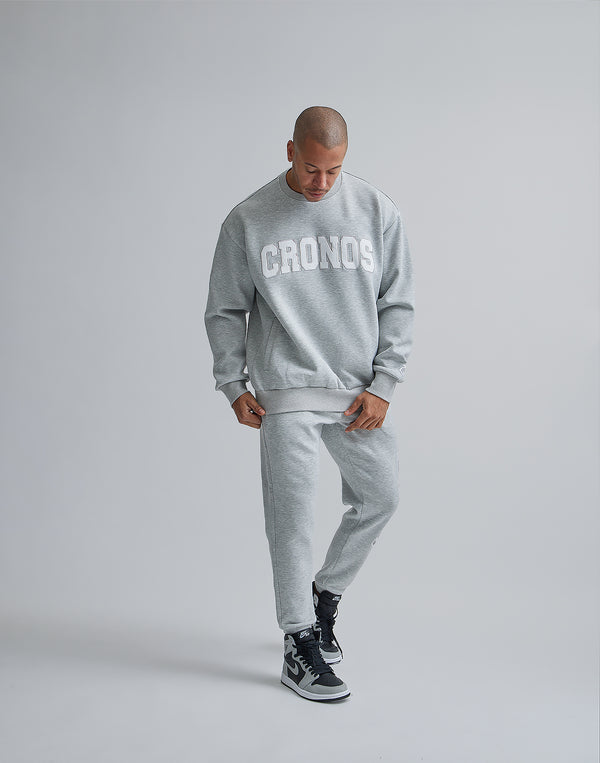 CRONOS STITCH LOGO LONGPANTS [T.GRAY]