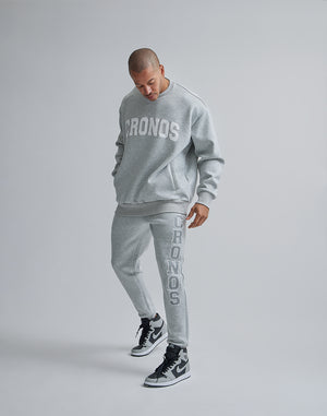 CRONOS STITCH LOGO LONGPANTS [T.GRAY]