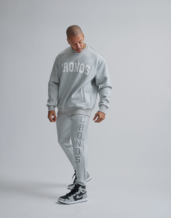 CRONOS STITCH LOGO LONGPANTS [T.GRAY]