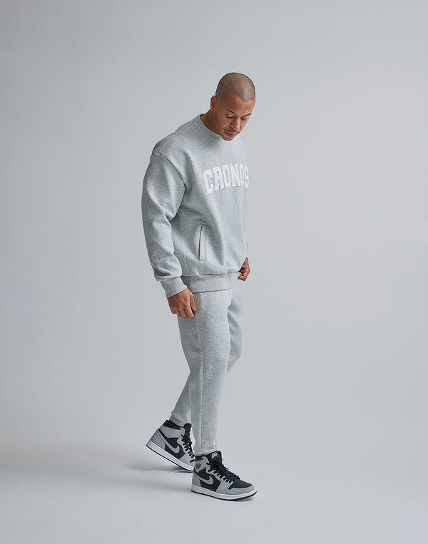 CRONOS STITCH LOGO LONGPANTS [T.GRAY]