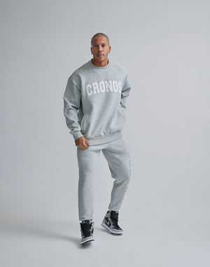 CRONOS STITCH LOGO LONGPANTS [T.GRAY]