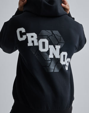 CRONOS BACK LOGO HOODIE【TAUPE】