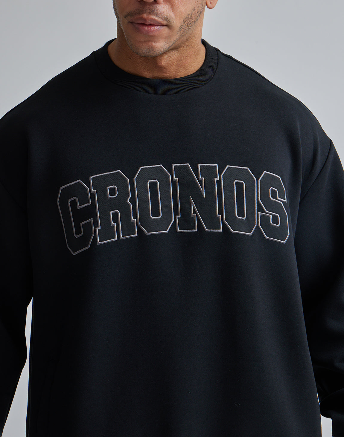 CRONOS STITCH LOGO SWEAT TOP【BLACK×YELLOW】 – クロノス CRONOS Official Store