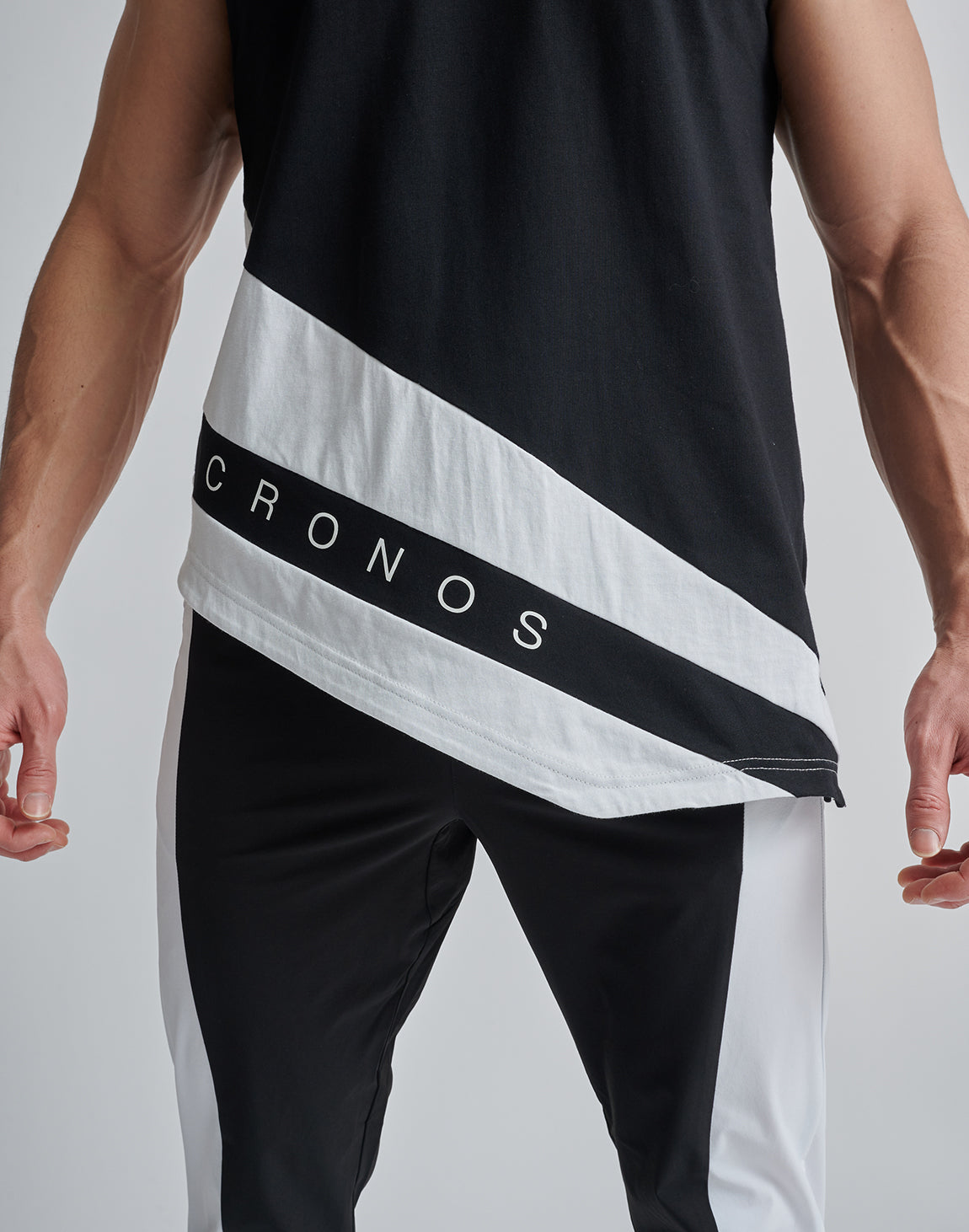 CRONOS DISPARITY TANKTOP 切り替え タンクトップ CRONOS DISPARITY TANKTOP [WHITE]