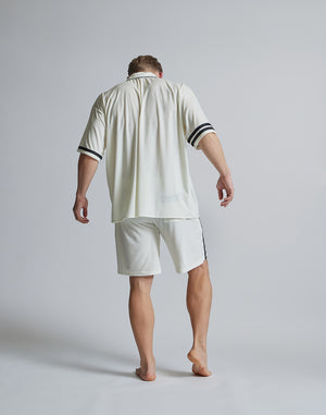 CRONOS ROOM OPEN COLLAR SHIRT【WHITE】