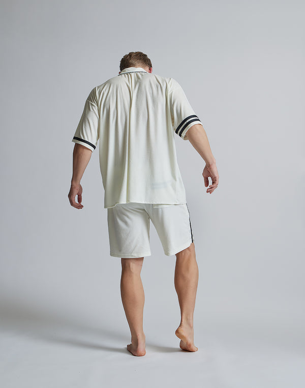 CRONOS ROOM OPEN COLLAR SHIRT【WHITE】