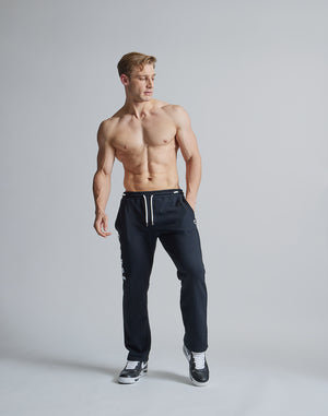 CRONOS ROOM LOGO EMBROIDERY PANTS【BLACK】