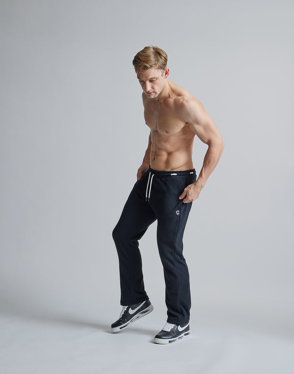 CRONOS ROOM LOGO EMBROIDERY PANTS【BLACK】