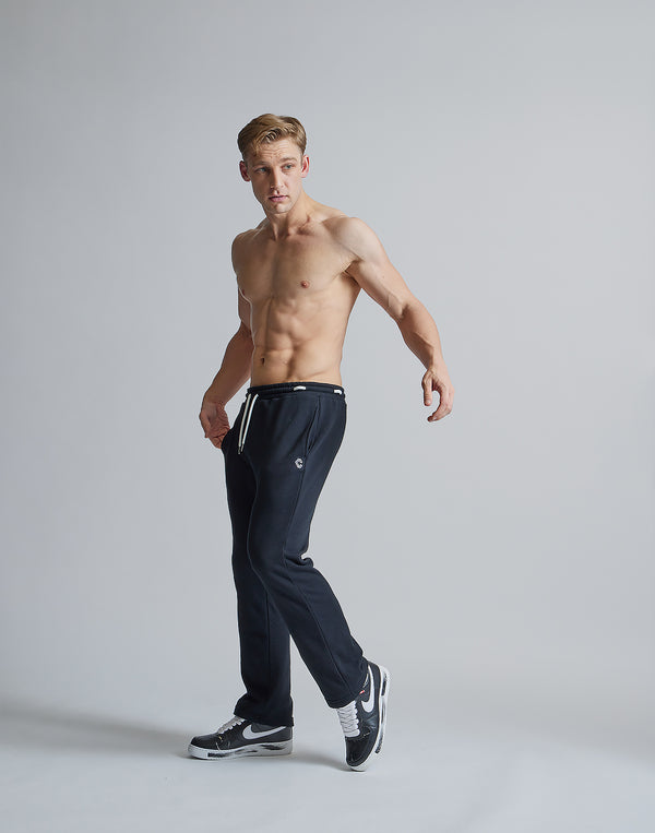 CRONOS ROOM LOGO EMBROIDERY PANTS【BLACK】