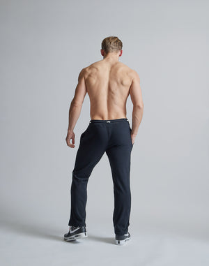 CRONOS ROOM LOGO EMBROIDERY PANTS【BLACK】