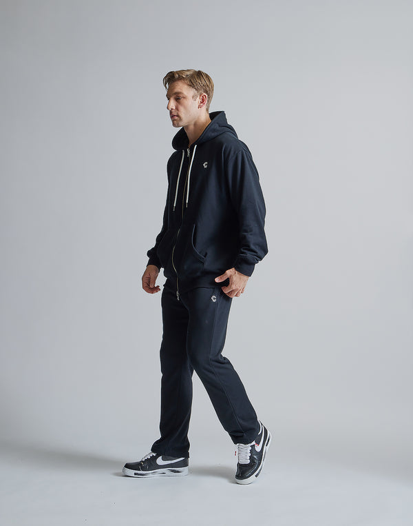 CRONOS ROOM LOGO EMBROIDERY PANTS【BLACK】