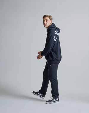 CRONOS ROOM LOGO EMBROIDERY PANTS【BLACK】