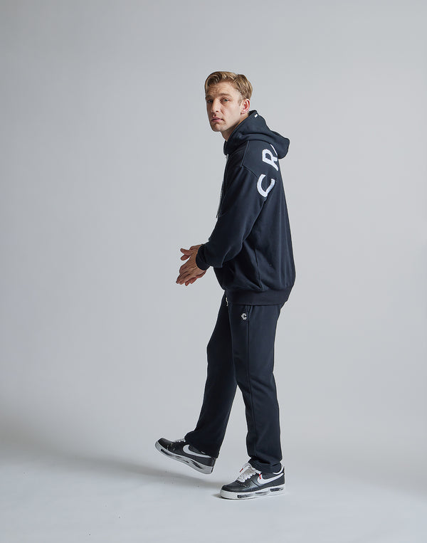 CRONOS ROOM LOGO EMBROIDERY PANTS【BLACK】