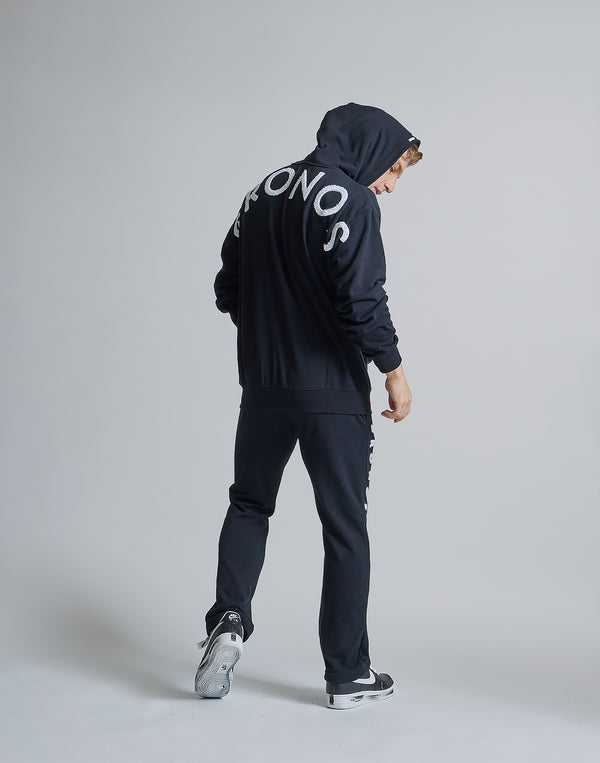 CRONOS ROOM LOGO EMBROIDERY PANTS【BLACK】