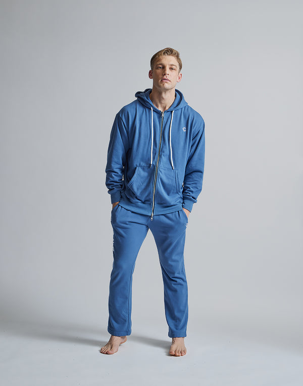 CRONOS ROOM LOGO EMBROIDERY PANTS【BLUE】