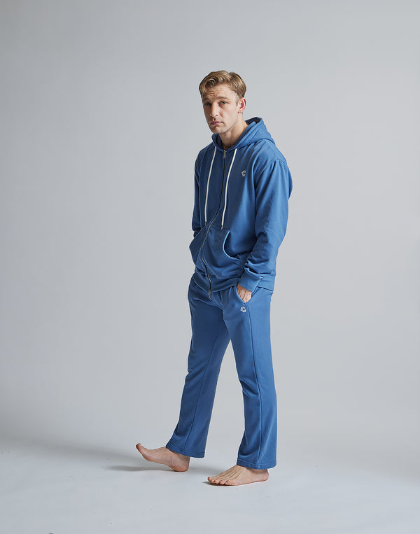 CRONOS ROOM LOGO EMBROIDERY PANTS【BLUE】
