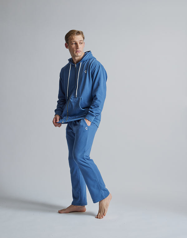 CRONOS ROOM LOGO EMBROIDERY PANTS【BLUE】