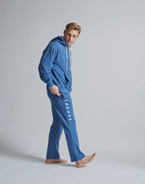 CRONOS ROOM LOGO EMBROIDERY PANTS【BLUE】